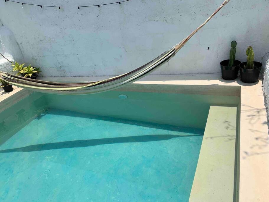 Casita Azul Colonial En El Centro De Merida. Εξωτερικό φωτογραφία