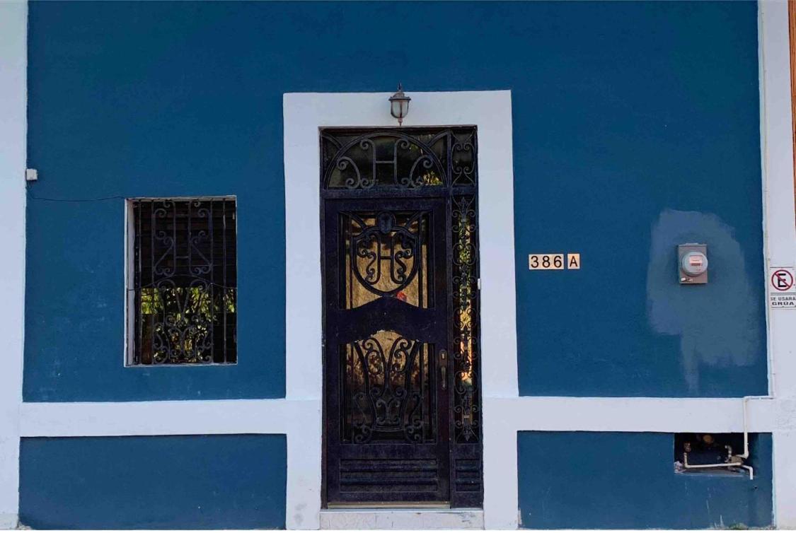 Casita Azul Colonial En El Centro De Merida. Εξωτερικό φωτογραφία